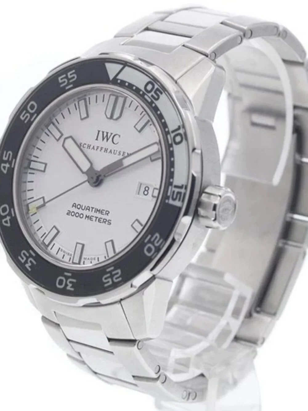 IWC SCHAFFHAUSEN Aquatimer IW356805 Date white Dial Automatic Men's Watch_965564